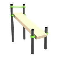 W308 Воркаут Наклонная скамья для упражнений на пресс ZAVODSPORTA