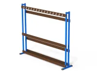 Стеллаж для лыж двусторонний (на 30 пар) ЛХ2