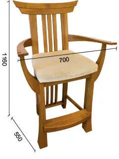 Стул бильярдный ”Самурай”