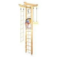 Шведская стенка Kampfer Big Sport Ceiling Basketball Shield (№1 Натуральный Высота 3 м)