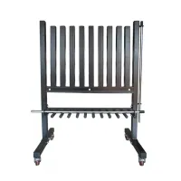 Стойка для виниловых гантелей вертикальная мобильная до 50 пар