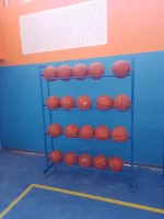 Тележка для мячей на колесиках (разборная)