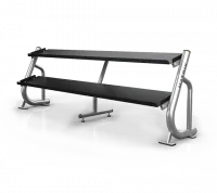 Подставка под гантели 2.4 метра (2-ух ярусная, плоская) MATRIX MAGNUM A696 (черный)