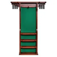 Киевница настенная Витория для 6 киев с подвесами дуб коричневая