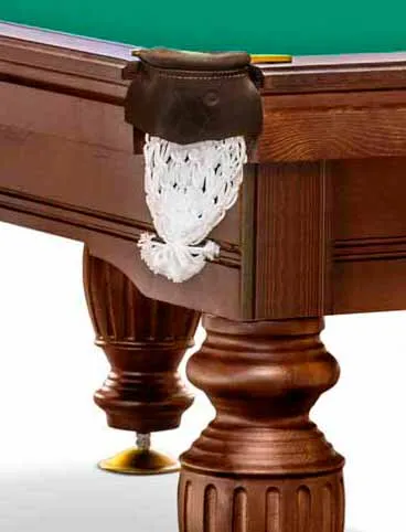 Бильярдный стол для русской пирамиды "Свирь" (8 футов, шары 60мм, сланец 25мм, борт ясень)