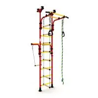 Шведская стенка ROMANA Карусель Олимпиец-1 490 (красный/желтый)