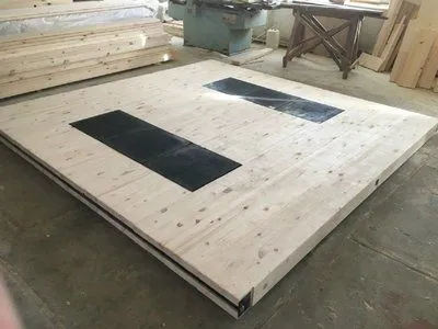 Помост тяжелоатлетический 4х4х0,12м соревновательный 