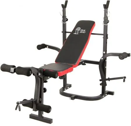 Скамья складная для жима с тягой Atlas Sport 1050