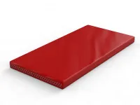 Мат гимнастический 2000х1000х100 мм на шнуровке (красный)