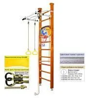 Шведская стенка Kampfer Helena Ceiling Basketball Shield (№3 Классический Стандарт белый антик турник)