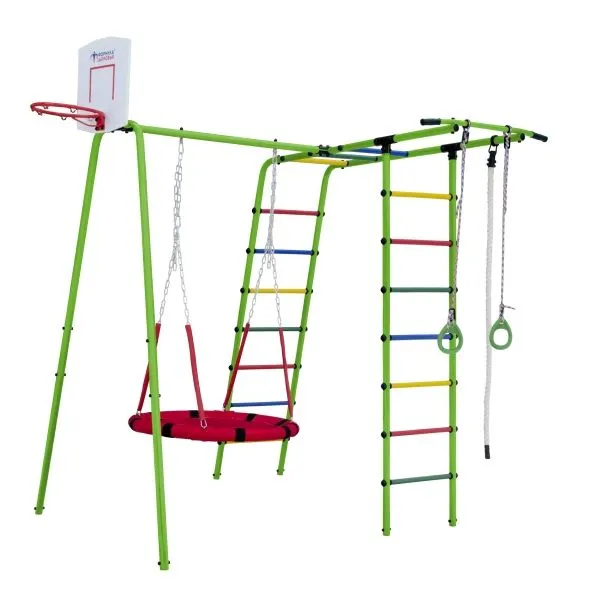 Спортивно-игровой комплекс Формула здоровья Street 1 (салатовый радуга)