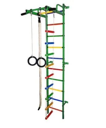 Детский спортивный комплекс Формула Здоровья Карапуз-5А (зеленый-радуга)