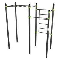 W318 Воркаут (2 перекладины, шведская стенка, рукоход классический) ZAVODSPORTA