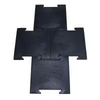 Коврик резиновый (черный) 500x500x30 мм PROFI-FIT