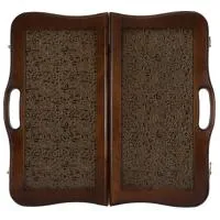 Нарды кожаные РФН "Золото" малые с ручкой