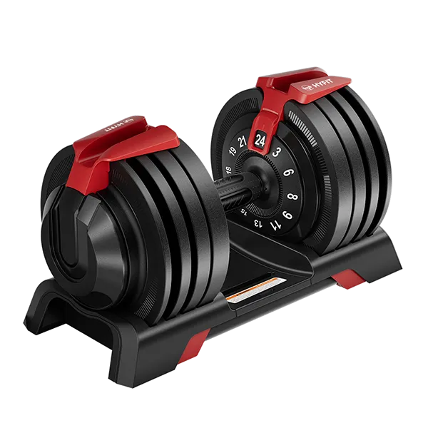 Регулируемая гантель         _x000D_
HYFIT SINGLE 24 кг