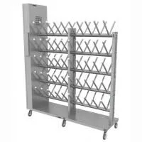 Сушильный стеллаж для обуви SL2 Лидер-премиум мобильный двусторонний (60 пар)