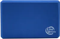 Блок для занятий йогой Lite Weights 5494LW, голубой