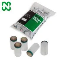 Колпачок для кия Norditalia Push-On-Tips ø13мм с зеленой полосой 100шт.