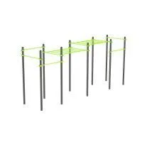 W248 Воркаут (рукоход классический двухуровневый, 6 перекладин) ZAVODSPORTA