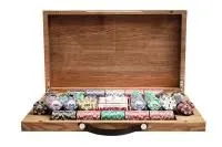 Набор для игры в покер Royal Flush на 600 фишек в кейсе из ясеня, Partida