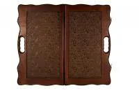 Нарды кожаные РФН "Золото" средние в дипломате