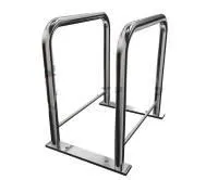 Велопарковка Евро-стандарт-4 из нержавеющей стали 42 мм