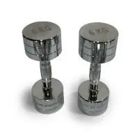 Гантель UNIX Fit PRO круглая хромированная 2 кг / шт.