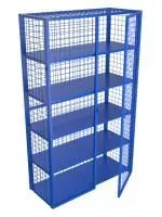 Стеллаж для спортивного инвентаря закрытого типа разборный