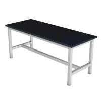 Скамейка для раздевалок без спинки полумягкая (цельная) 2000 мм