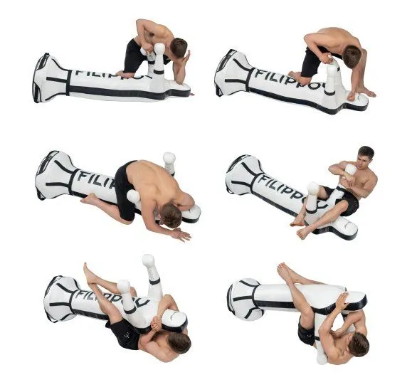 Спарринг-партнер FILIPPOV из натуральной кожи (Коричневый) - 163см/85кг