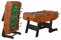 Настольный футбол кикер Maccabi орех складной