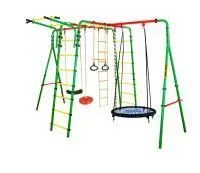 Спортивно-игровой комплекс Kampfer Wunder (Гнездо большое синее (красная лиана))