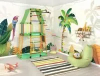 Спортивно-игровой комплекс Формула здоровья Индиго Комплект 3