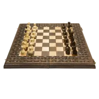 Шахматы + нарды резные"Армянский Орнамент" 50, Haleyan