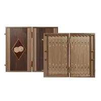 Нарды Ивановские "Кубики" маркетри дуб