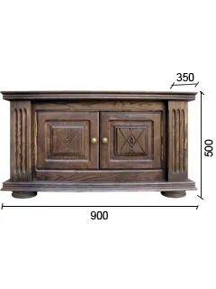 Тумба низкая ”Седой Граф”