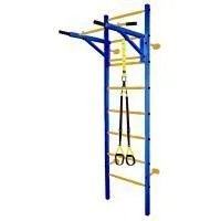 Профессиональная шведская стенка Midzumi Katashi plus (синий/желтый; желтый)