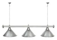 Лампа "STARTBILLIARDS" 3 пл.(плафоны хром, штанга хром)
