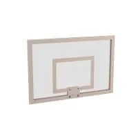 Щит баскетбольный тренировочный  (стекло 10 мм) 800х1200 мм ZAVODSPORTA