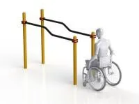 Брусья параворкаут изогнутые в подъем WRK-D05