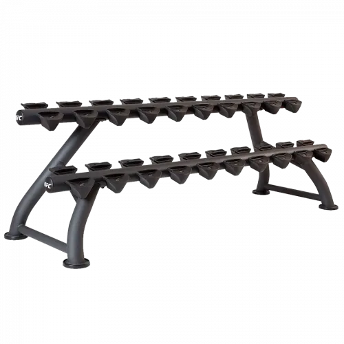 Горизонтальная стойка для хранения гантелей на 10 пар UFC