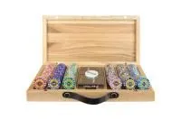 Набор для покера Crown на 300 фишек в кейсе из ясеня v2, Partida