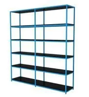 Стеллаж для спортивного инвентаря односторонний двойной (полки фанера)