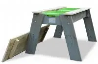 Песочница со скамейкой Акцент закрывающаяся