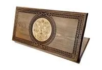 Нарды резные "Герб РФ 4" 60, Mirzoyan