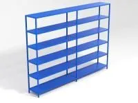 Стеллаж для хранения спорт. инвентаря, 244 см, односторонний