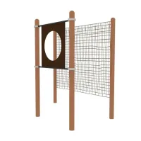 Мишень на стойках круглая для выполнения испытания Метание теннисного мяча в цель (дист 6 м), фанера