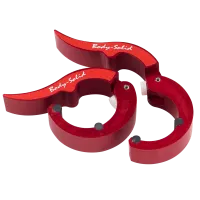 Замки алюминиевые ROEPKE красные (пара)