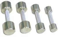 Ряд гантельный от 1 до 10 кг, хром, 10 пар